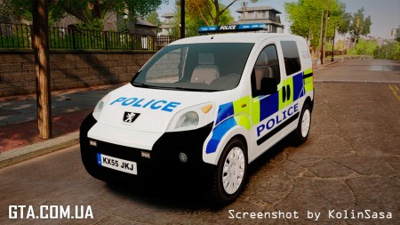 Peugeot Bipper British Police [ELS]